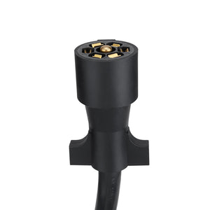 RA- AP036 7' 7-Way Trailer Plug Connector Cord 7-Pin: Heavy Duty, Weatherproof, Corrosion Resistant