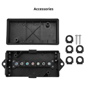 RA- AP037  7 Way Electrical Trailer Junction Box - 7 Gang Trailer Wire Connection Box