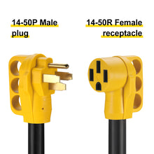 Load image into Gallery viewer, RA- AP022 25&#39; Heavy-Duty Outdoor 50-Amp Extension Cord for RV and Auto, 10AWG/3, 4Wires, 6/3+8/1