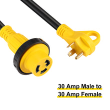 Load image into Gallery viewer, RA-AP020 25&#39; Heavy-Duty Outdoor 30-Amp Extension Cord for RV and Auto, 10AWG/3