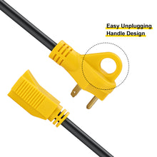 Load image into Gallery viewer, RA-AP01 Dog Bone RV Adaptor 30amp Male to 15amp Female 12&quot; 12AWG/3 Cord