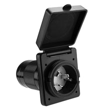 Load image into Gallery viewer, RA-AP14 50A RV inlet - BLACK