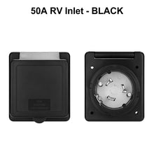 Load image into Gallery viewer, RA-AP14 50A RV inlet - BLACK