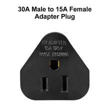 Load image into Gallery viewer, RA-AP09 Puck Adapter 30A Male to 15A Female Adapter Plug(Triangle)