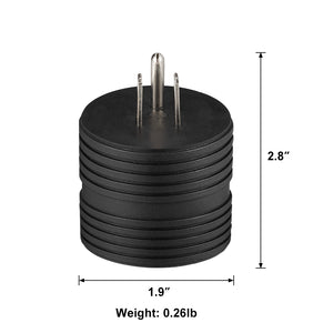 RA-AP10 Puck Adapter 15A Male to 30A Female Adapter Plug (Round)