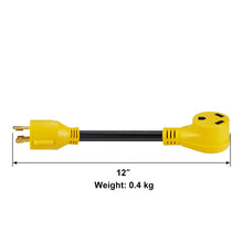 Load image into Gallery viewer, RA-AP025  12&quot; 30A to 30A RV Power Cord L5-30P 3-Prong, 10AWG/3 Cord